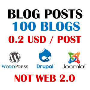100 Blog Guest Posts on different private owned blogs NOT web 2.0
